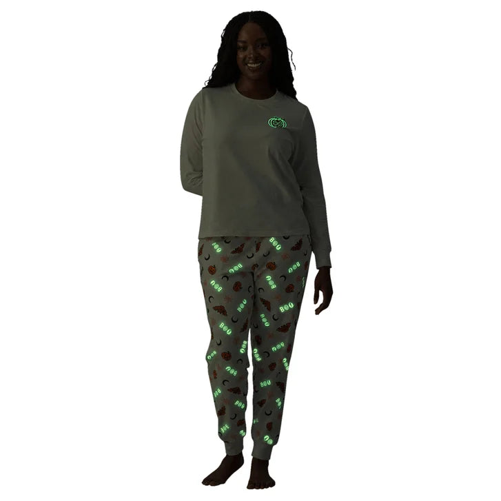 Jammers Glow-In-The-Dark Halloween Family Pajama Set, 2-piece