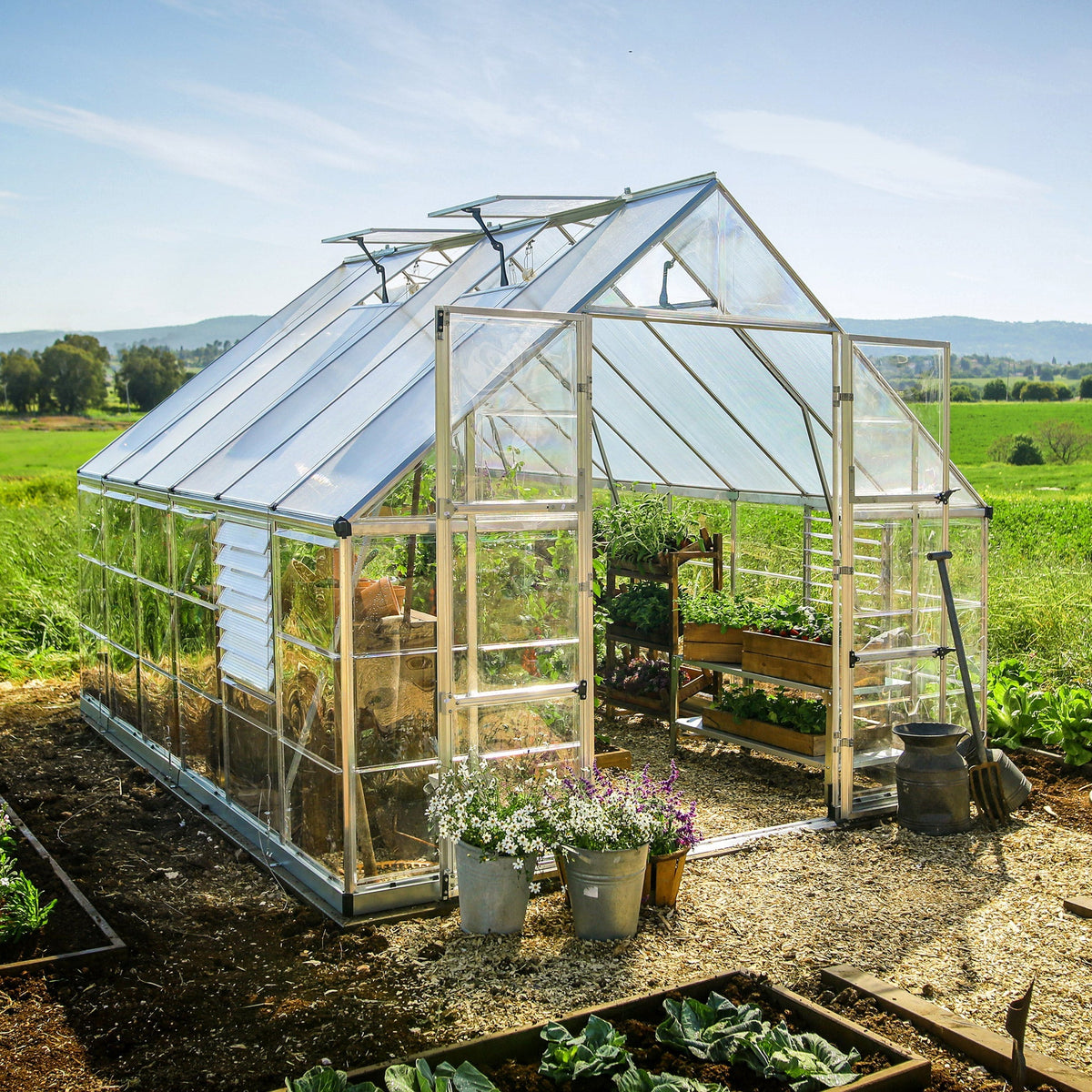 Canopia by Palram 10 ft. x 12 ft. Balance Hybrid Greenhouse