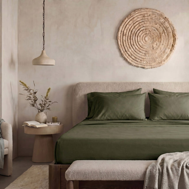 Ettitude Clean Bamboo Signature Sateen Sheet Set X0