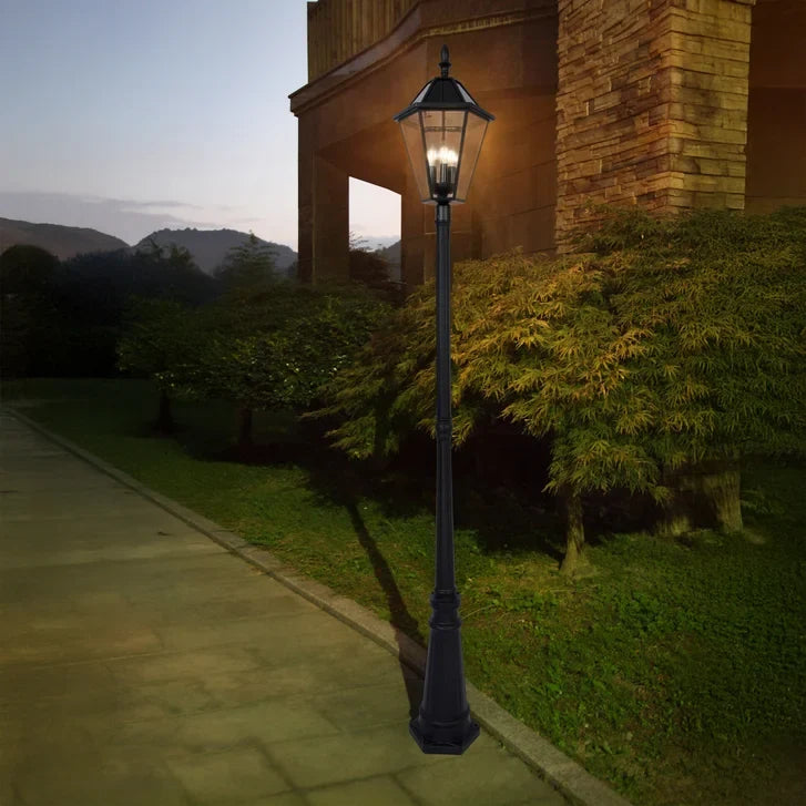 Lutec Outdoor LED Solar Post Light