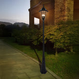 Lutec Outdoor LED Solar Post Light