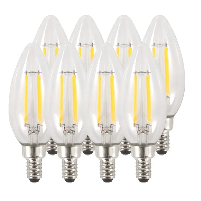 Luminus LED Elite 3.5W Dimmable B11 Chandelier Bulb, 8-pack Z1