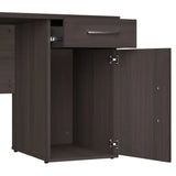 Bestar Orford L-Shaped Desk with Hutch