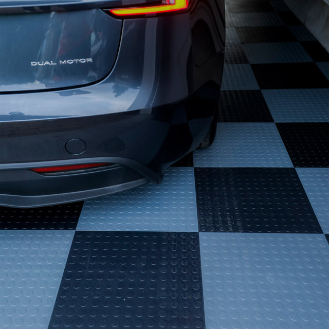 Ultralock Black & Grey Solid Garage Tiles M7