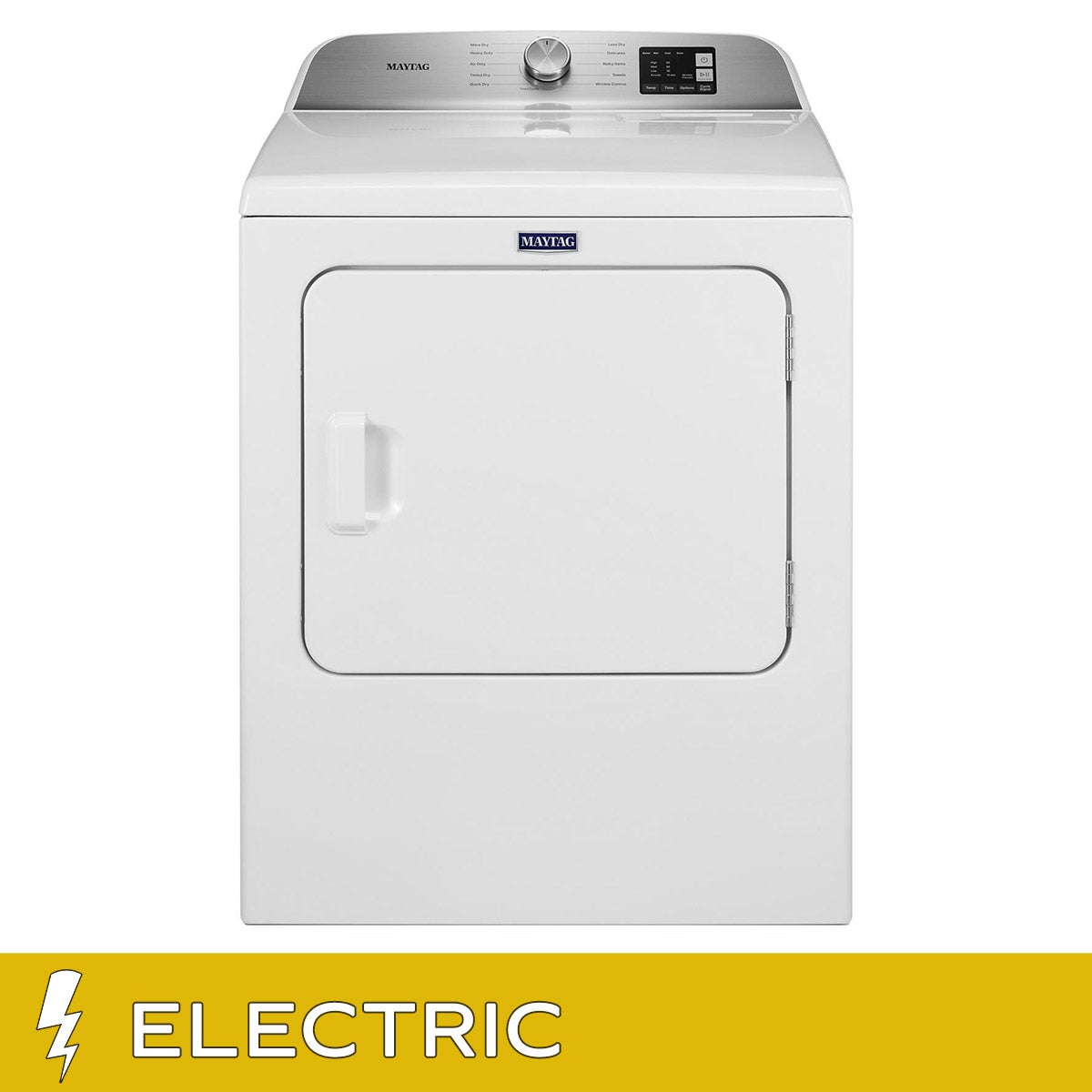 Maytag 7.0 cu ft. White Electric Dryer with Moisture Sensing