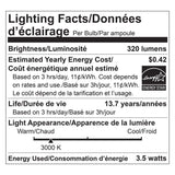Luminus LED Elite 3.5W Dimmable B11 Chandelier Bulb, 8-pack