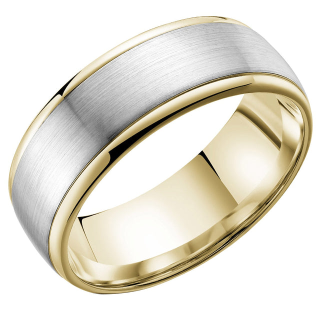 Two Tone Gold Unisex Band R8