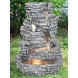Multi-level Rock Fountain