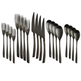 Safdie & Co. Mono Flatware Set, 60-piece