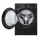 LG 5.2 cu ft. Midnight Black Smart Front Load Washer with AI Direct Drive