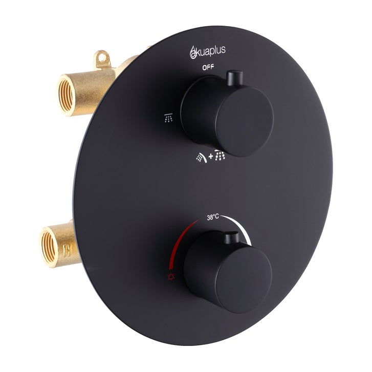 Akuaplus Elite Mya Thermostatic Handheld Shower and Shower Head
