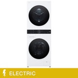 LG Compact 24 in. Washtower Single Unit Front Load 3.1 cu. ft. Washer and 4.2 cu. ft. Electric Dryer With Non Venting Heat Pump