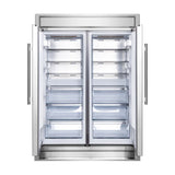 Forno Maderno 60 in 27.6 cu ft Side by Side Refrigeration Pair with Convertible Refrigerator and Freezer and 60 in Decorative Trim Kit