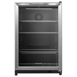 Frigidaire 22 in. Stainless Steel Freestanding 144 Can Beverage Center with Reversible Door