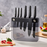 Cuisinepro iD3 Black Samurai Sakai Knife Block Set, 7-piece