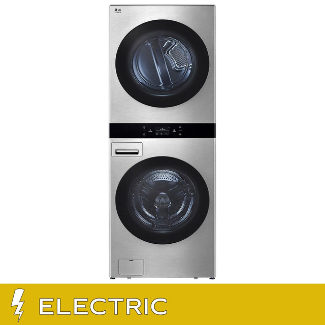 LG STUDIO WashTower Single Unit Front Load 5.8 cu. ft. Washer And 7.4 cu. ft. Dryer with AI I7