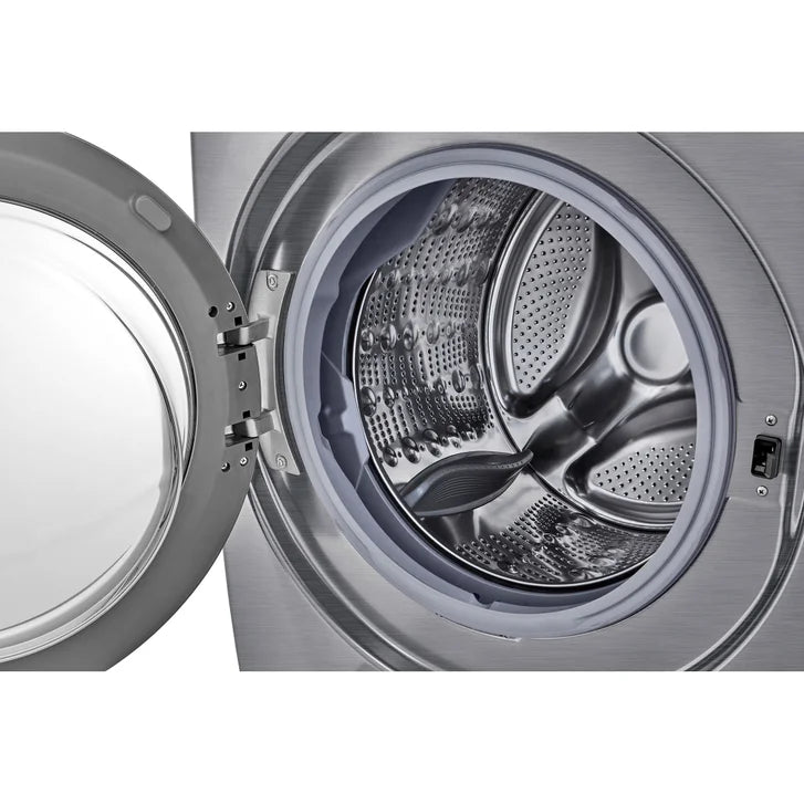 LG Laundry Bundle 5.2 cu ft. Front Load Washer and 7.4 cu ft. Electric Dryer with Storage Pedestal