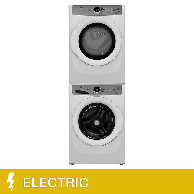 Electrolux 3 Series Laundry Bundle 5.1 cu ft. Front Load Washer and 8.0 cu ft. Electric Dryer with Stacking Kit C3