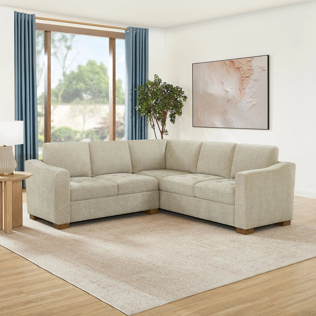 Thomasville 2-piece Fabric Knock Down Sectional L0