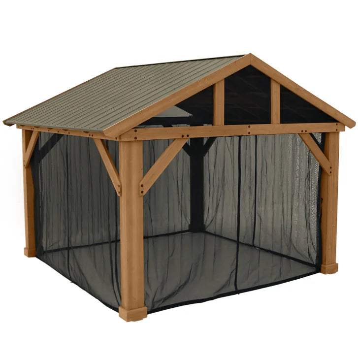 Yardistry 14 ft. x 12 ft. Mosquito Mesh Kit for Pavilion