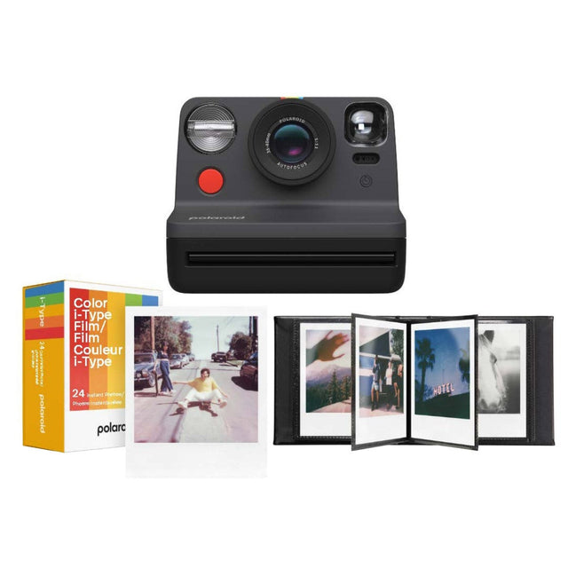 Polaroid Now Generation 2 Instant Camera with Film and Photo Album Bundle D8