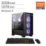 MSI Aegis Z2 Gaming Desktop, AMD Ryzen 7 8700F - 32GB RAM, 1TB SSD, 12GB NVIDIA GeForce RTX 5070