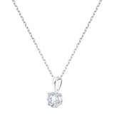 Round Brilliant Diamond Solitaire Pendant (0.70 ct)