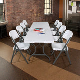 Lifetime 244 cm (8 ft.) Commercial Fold-in-Half Table