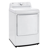 LG 7.3 cu ft. White Electric Ultra Large Capacity Dryer with Sensor Dry Technology