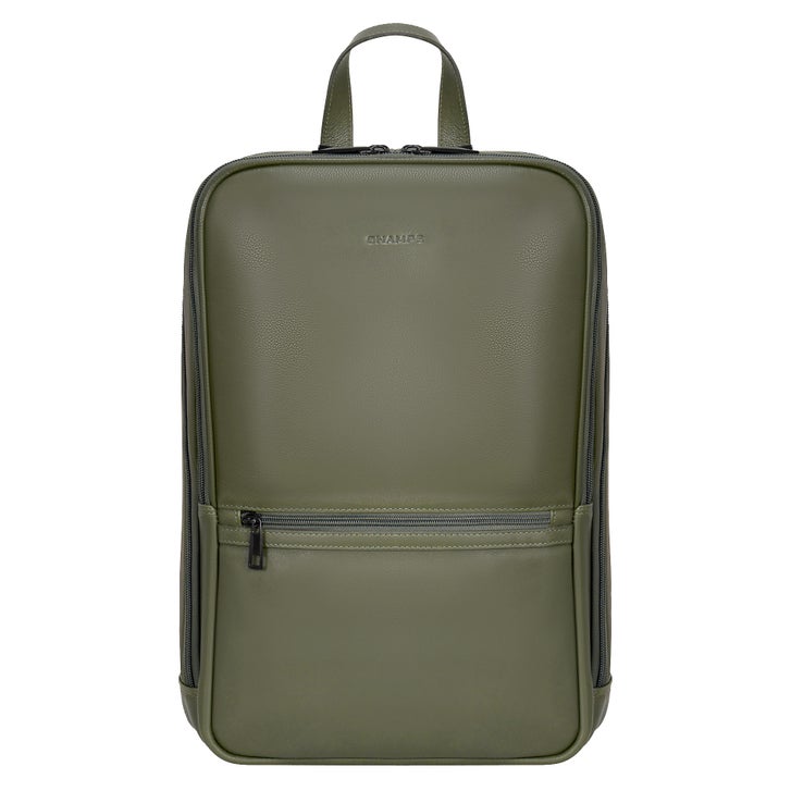 Champs Onyx Collection Classic Leather Backpack, 15 L