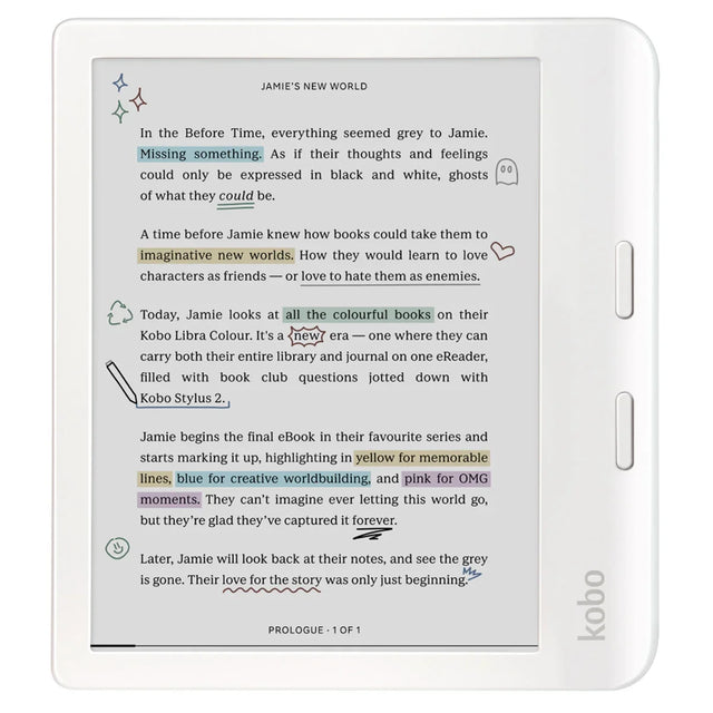 Kobo Libra Colour eReader with 3 Months of Kobo Plus Subscription H3