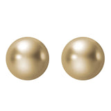 11 – 11.5 mm Golden Cultured South Sea Pearl Earrings