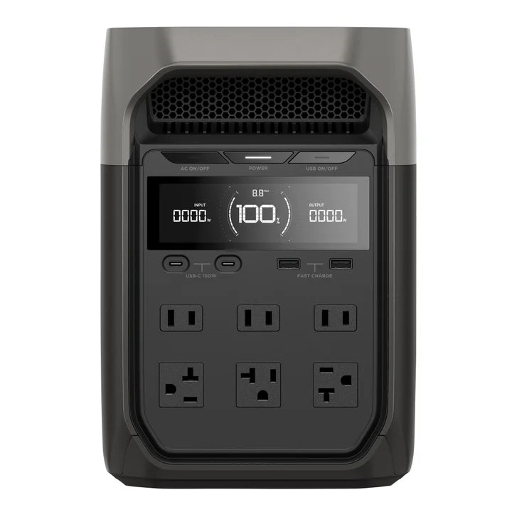 EcoFlow DELTA 3 Portable Power Station with Extra Smart Battery