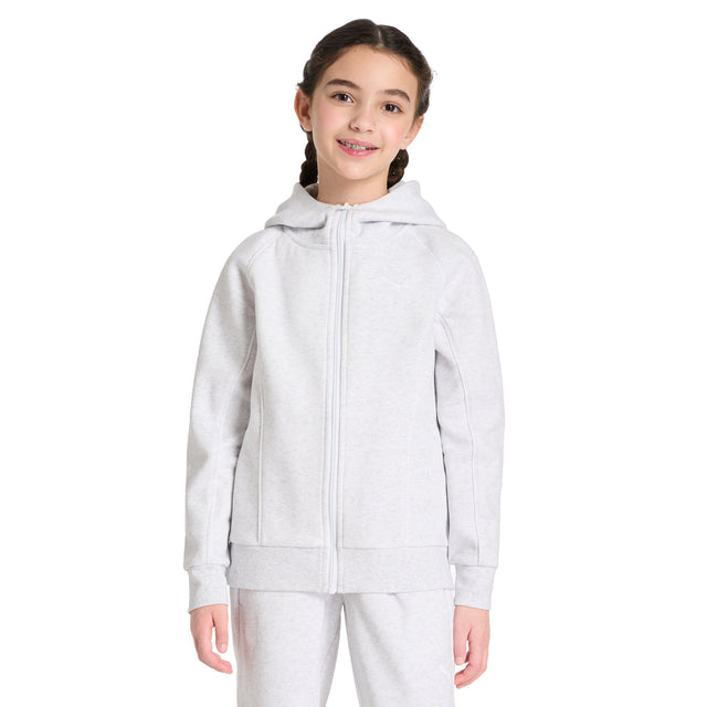Puma Girls and Boys Fleece Full Zip Hoodie L1
