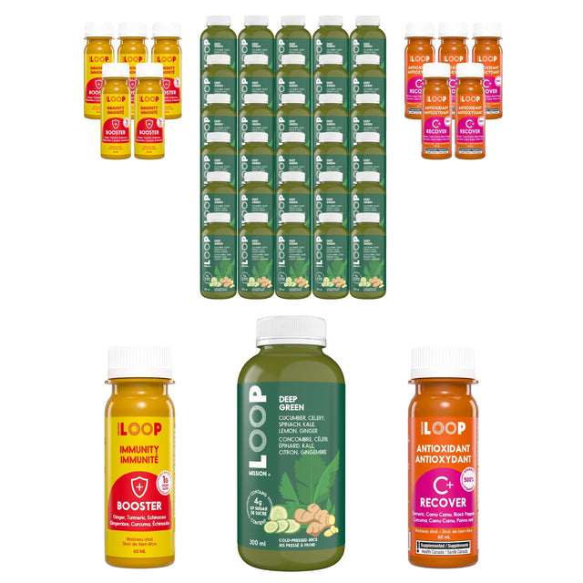 LOOP Green Cleanse Pack, 40 bottles U9
