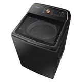 Samsung 6.2 cu ft. Black Stainless Steel Top Load Washer with Pet Care Solution