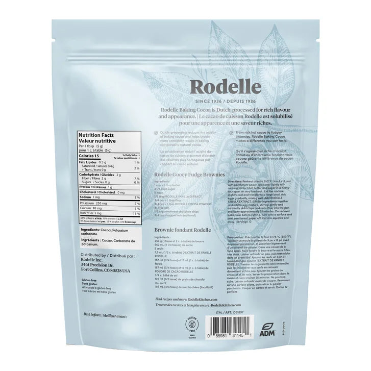 Rodelle Gourmet Baking Cocoa, 700 g