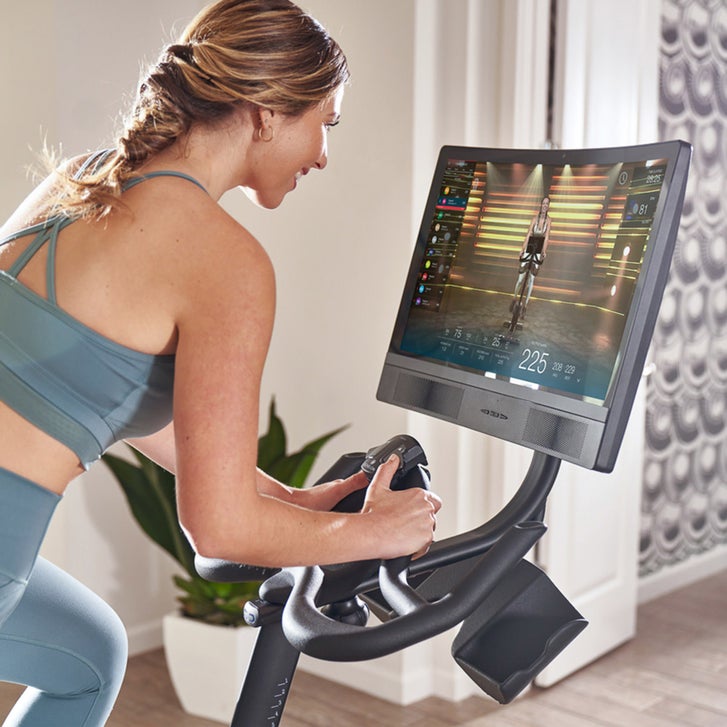 Echelon Connect EX-8s Smart Exercise Bike With 24 in. Class Curved HD Touchscreen