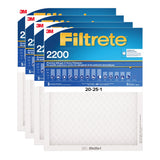 3M Filtrete MPR 2200 1-in Premium Furnace Filters, 4-pack