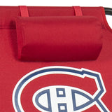 NHL 4-Position Folding Chair With Wood Arms