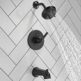 Delta Becker Monitor 14 Series Single Handle Tub and Shower Faucet