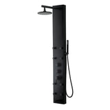 Akuaplus Amelia Pressure Balance Shower Panel with 8 Body Jets