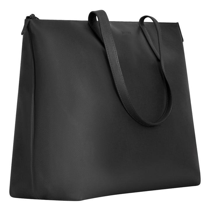Champs Onyx Collection Leather Business Tote, 24 L
