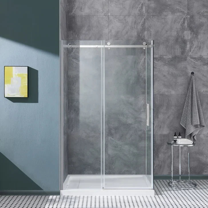 OVE Kelsey 48 in. x 32 in. Corner Shower Kit with Base