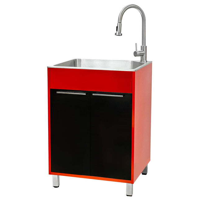 Transform 24 in. Utility Sink with Faucet E4
