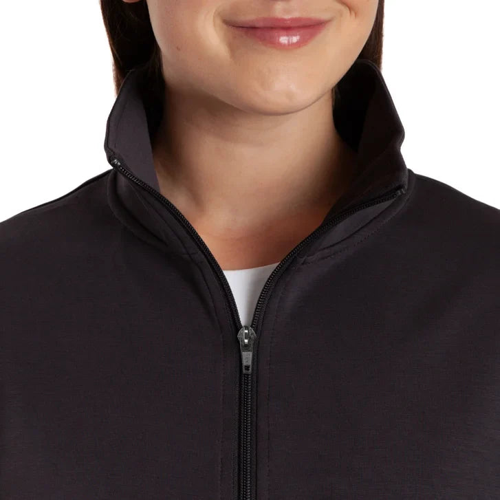 Lazypants Women's Full Zip Mock Neck Sweatshirt