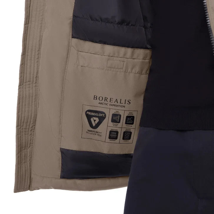 Borealis Arctic Expedition Men's PrimaLoft Rise Ripstop Winter Parka