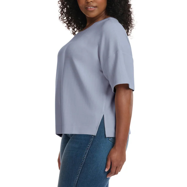 Splendid Women's Ribbed Short Sleeve Top