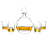 B Brilliant Whiskey Decanter Set, 5-pieces