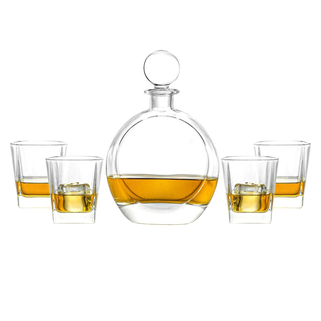B Brilliant Whiskey Decanter Set, 5-pieces D9